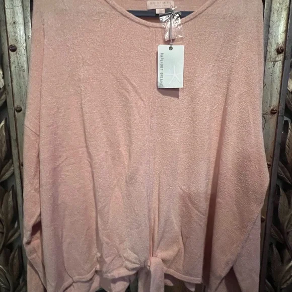 Barefoot Dreams Pink CozyChic Ultra Lite Cardigan - Picture 4 of 5